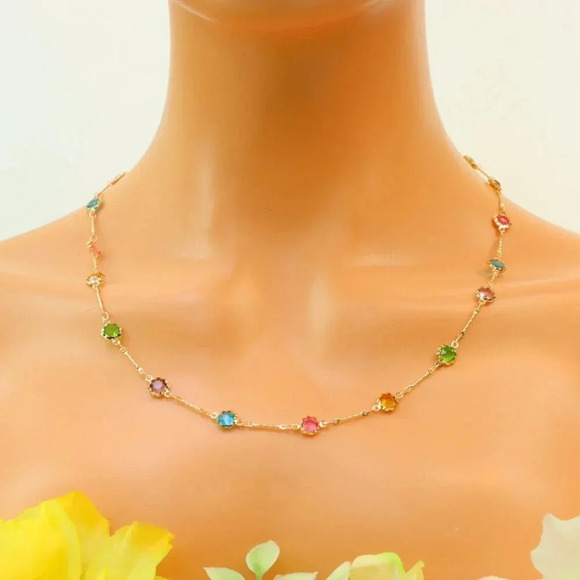 Minimalist Necklace, Sleek & Modern Design, Women’s Fashion, YC110470-N - Picture 3 of 10